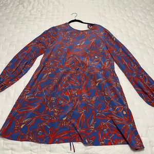 DVF 100% silk dress size 12